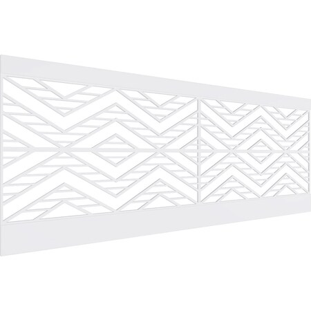 Ekena Millwork 36"H x 94 1/2"W Gilcrest PVC Wainscot Paneling Kit WPK36X94GCT